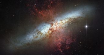 Hubble image of M82