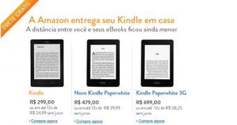 Amazon brings its eReaders to Brazil