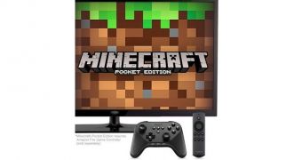Minecraft Pocket Edition is supported by Amazon Fire TV