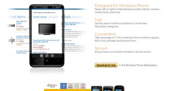 Amazon launches application for Windows Phone 7