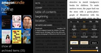 Amazon Kindle for Windows Phone