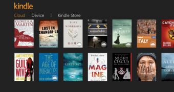The Kindle app is available for free in the Windows Store