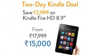 Amazon Kindle Fire HD 8.9 gets discounted in India