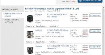 B&H offers $200 rebate on select MFT lenses