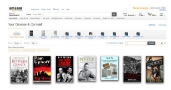 Amazon reportedly testing new Manage your Kindle page