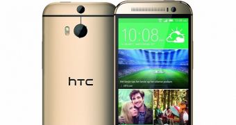 Amber Gold HTC One M8