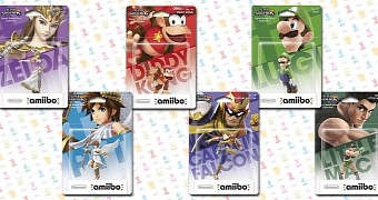 Amiibos for Zelda, Pit, Luigi, Little Mac, Captain Falcon and Diddy Kong Arrive on December 19