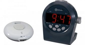 The Amplicom TCL 200 alarm clock