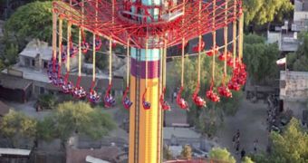 Amusement Park Riders Stranded 300 Feet in the Air [Video]