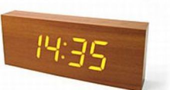 An Alarm Clock to Match your Wood Furniture