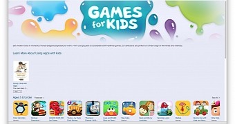 New Kids section on the App Store