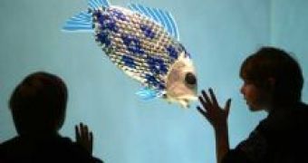 An Aquarium with a Robot-Fish