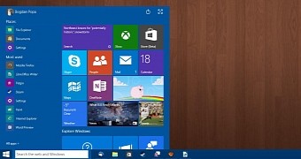 Windows 10 Technical Preview build 9926 desktop