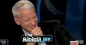 Anderson Cooper has another adorable giggle fit on the RidicuList