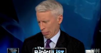 Anderson Cooper does his best Courtney Stodden impersonation on the RidicuList