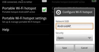 Android 2.2 to include WiFi and USB tethering