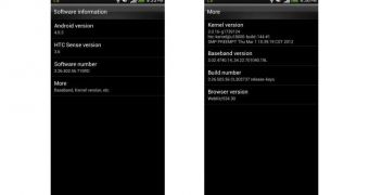 HTC Vivid "About phone" (screenshot)