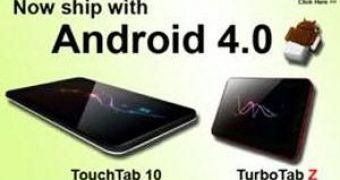 Idolian TouchTab 10 and TurboTab Z