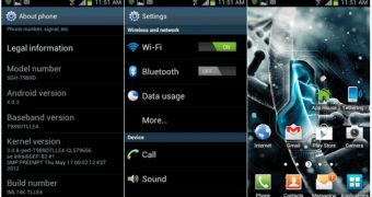 Samsung Galaxy S II X (screenshots)