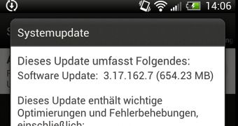 Jelly Bean for Vodafone Germany's HTC One XL