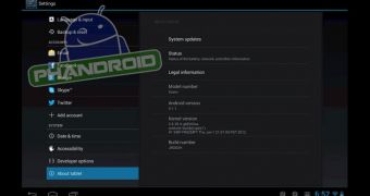 Motorola XOOM Wi-Fi "about tablet" (screenshot)