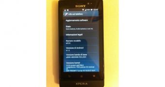 Sony Xperia sola running Jelly Bean ROM