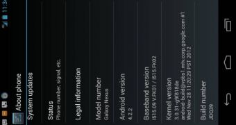 Android 4.2.2 for Galaxy Nexus