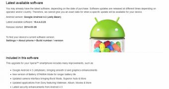 Sony Xperia M receives Android 4.3
