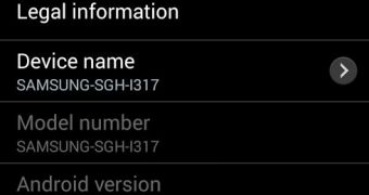 Android 4.3 Jelly Bean for AT&T Galaxy Note II (screenshot)