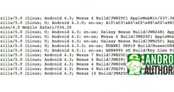 Android 4.3 emerges in more server logs
