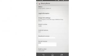 Android 4.4.2 KitKat for Xperia Z (screenshot)