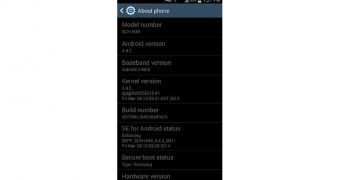 Android 4.4.2 KitKat for Verizon Galaxy S4 (screenshot)