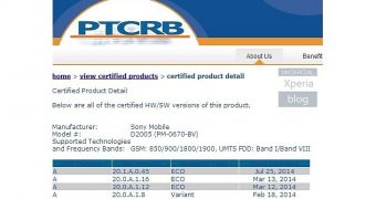 Android 4.4.2 KitKat for Sony Xperia E1 Receives Certification