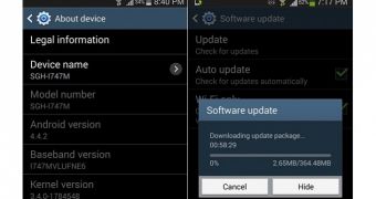 Android 4.4.2 for Galaxy Note 2 and Galaxy S III in Canada