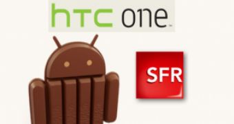HTC One to taste KitKat at SFR only next month