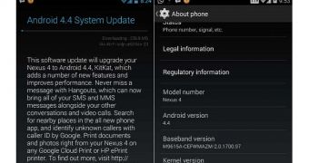Android 4.4 now available for Nexus 4 in India