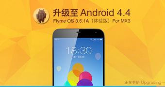 Android 4.4 KitKat update for Meizu MX3