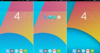 Android 4.4 KitKat-like theme for Android