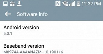 Android 5.0.1 for LG G2 leaks out