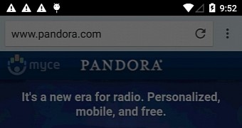 Pandora for Android screenshot