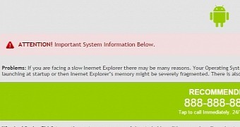 Android Performance Hit by Internet Explorer – Tech Support Scam Fail