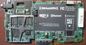 Sirius XM Lynx satellite radio running Android - Mainboard