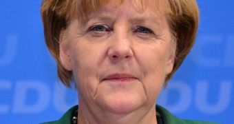 German Chancellor Angela Merkel is a fashion “recycler”