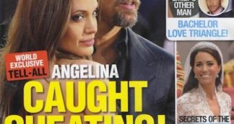 Tab claims Angelina Jolie is having affairs with other women behind Brad Pitt’s back