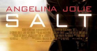Angelina Jolie on new “Salt” poster is almost unrecognizable