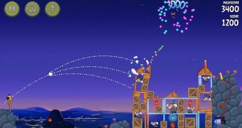 Angry Birds Rio for Android (screenshot)
