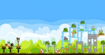 Angry Birds Seasons Easter update (iPad screenshot)