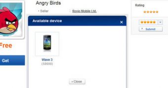 Angry Birds for Bada OS Now Available for Download