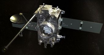 This is what the STEREO spacecraft look like in space
