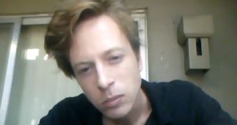 Barrett Brown before being arrested